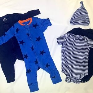 Primary Blue Baby Bundle - 3-6 month